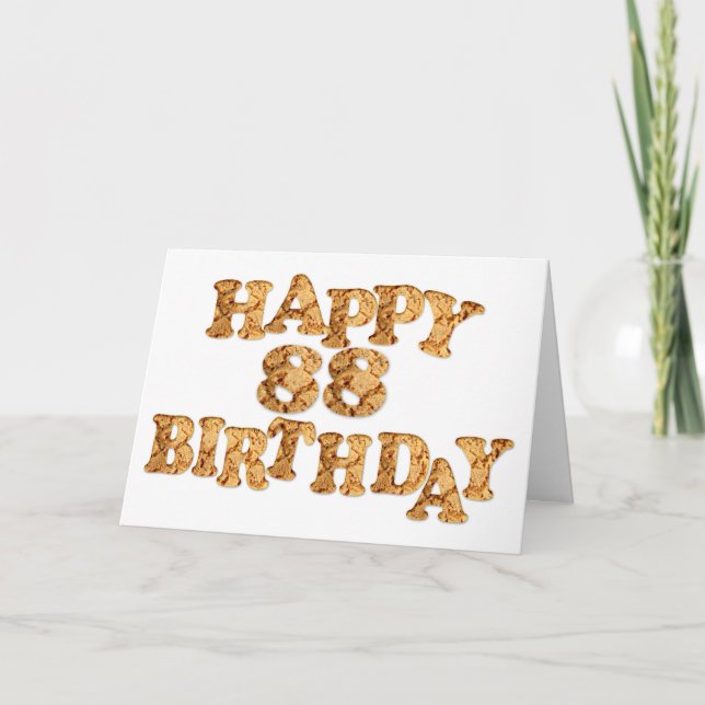 88.ª tarjeta de cumpleaños para un amante de las g (Anverso)