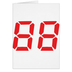 88 ochenta y ocho números digitales del