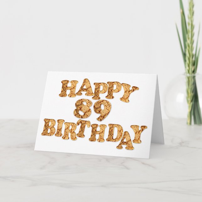 89.ª tarjeta de cumpleaños para un amante de las g (Anverso)