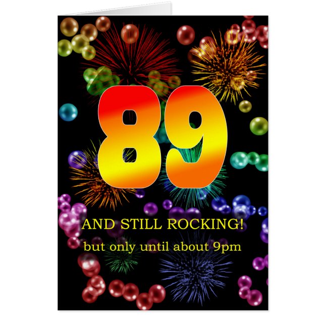 89.º Cumpleaños Aún Sacudiendo (Frente)