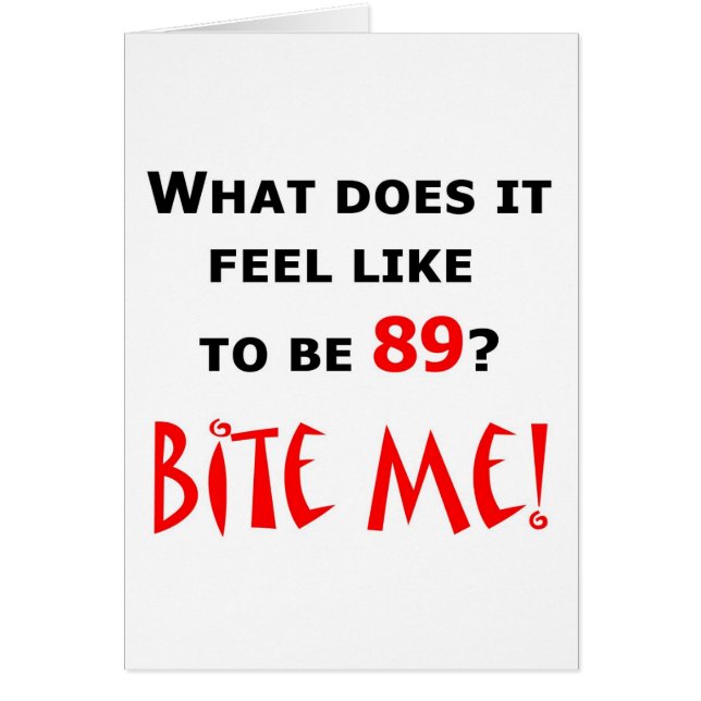 ¡89 muérdame! (Frente)