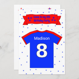 8.ª invitación personalizada de fiesta de cumpleañ