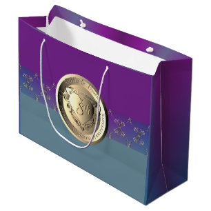 8.º Boda Aniversario Bolsa de Regalo Emblema de br