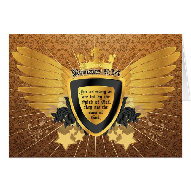 8:14 de los romanos del oro, hijos de dios (Anverso (Horizontal))