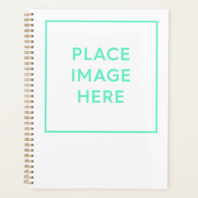 (8,5" x 11"), cubierta dura, planificador de espir (Anverso)