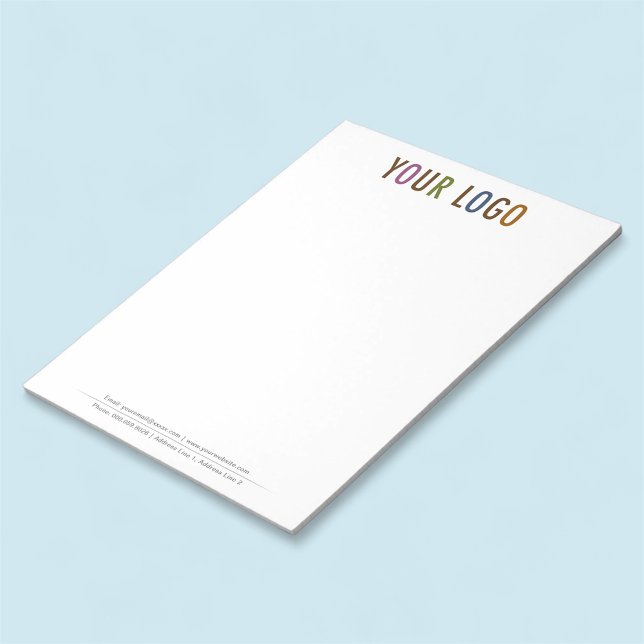 8.5 x 11 Personalizado Bloc de notas de tamaño de  (MISOOK 8.5 x 11 inch Notepad with Logo)