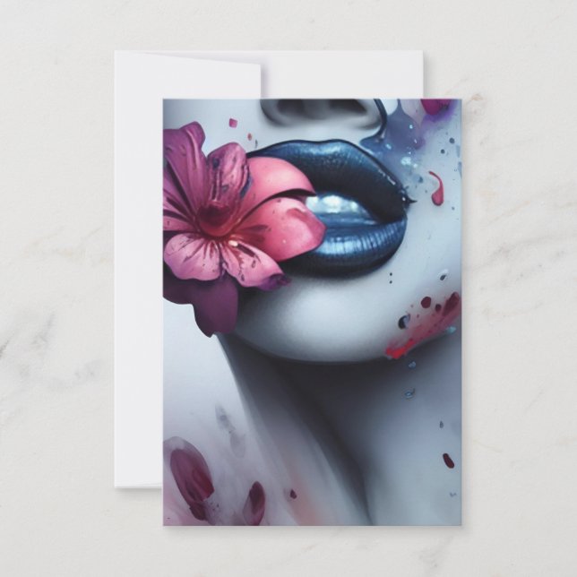 8,9 cm x 12,7 cm Tarjeta de agradecimiento plana (Anverso)