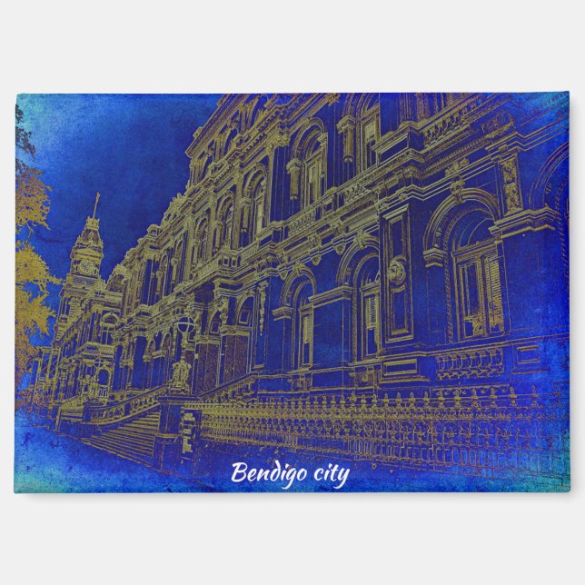 8,9 cm x 6,4 cm Imán Rectangular (Anverso)