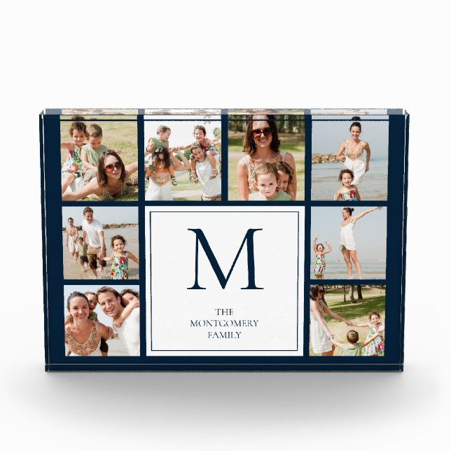 8 Bloque fotográfico de familia de Collages de fot (Anverso)