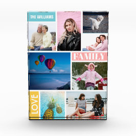 8 Bloque personalizado de Collage de fotos familia