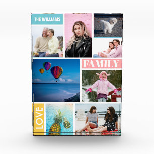 8 Bloque personalizado de Collage de fotos familia