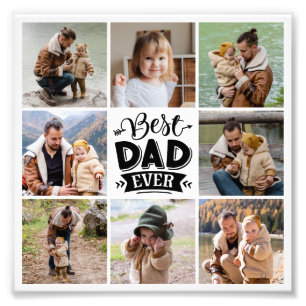 8 Colaje de Fotos Mejor Papá del Mundo Ampliación 