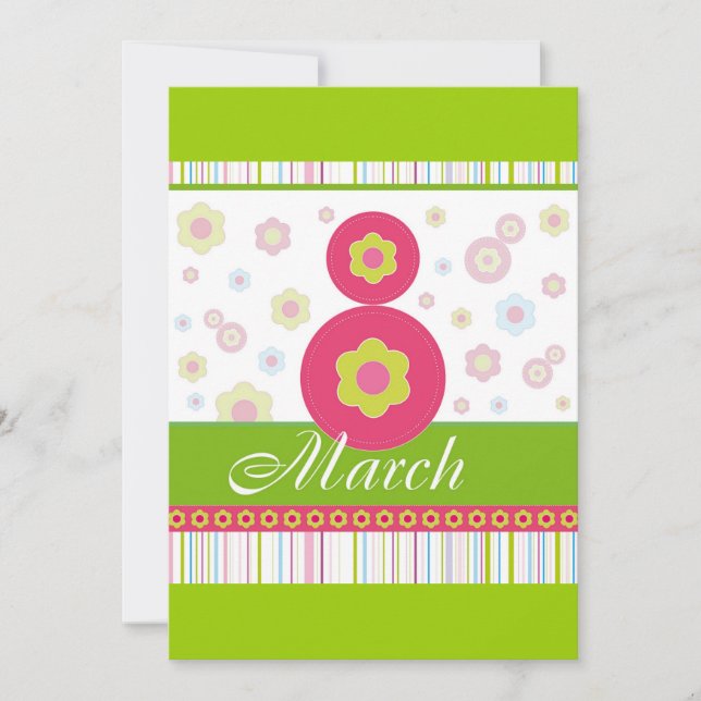 8 de marzo Día Internacional de la Mujer (Anverso)