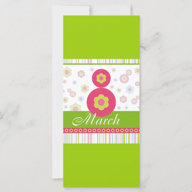 8 de marzo Día Internacional de la Mujer (Anverso)