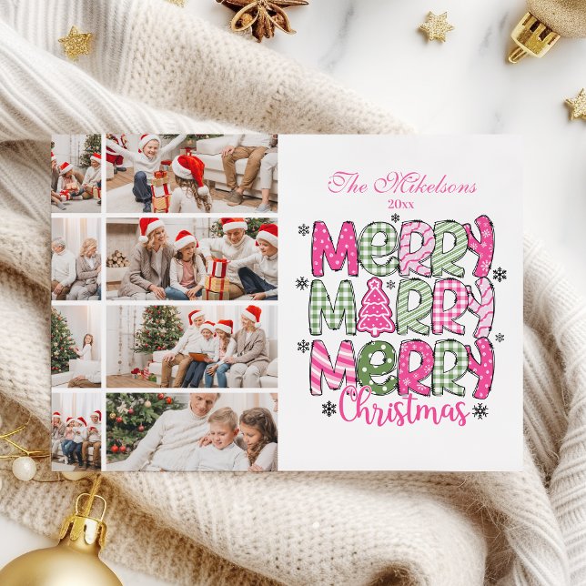 8 Foto Verde Rosa Feliz Navidad Fiesta (Subido por el creador)