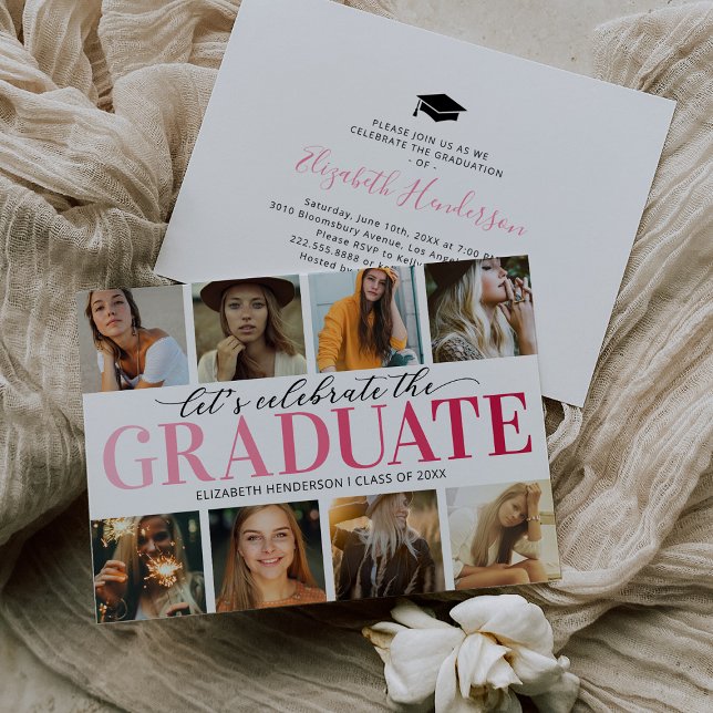 8 Invitación a una fiesta de graduación moderna de (Subido por el creador)