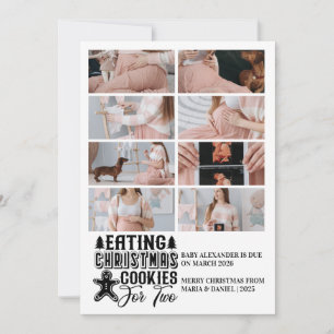 8 Invitación de embarazo en árbol de Navidad