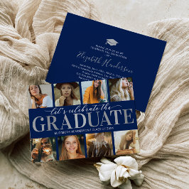 8 Invitación de fiesta de graduación moderna con c