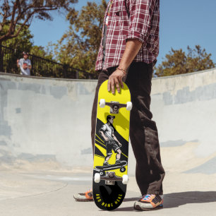 8 Placa de skateboard personalizada de 1/8"