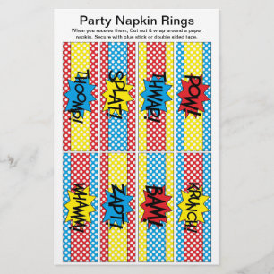 8 por Personalizado de hoja Anillos de Napkin de p