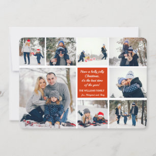 8 Tarjeta de Collage para Navidades fotográficos