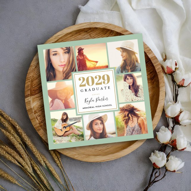 8 tarjetas de Invitación de graduación magnética f (Subido por el creador)