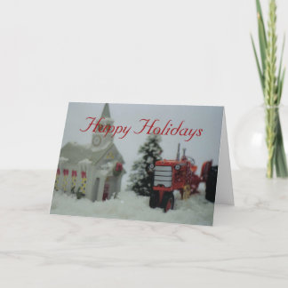 8 tractores del juguete en el navidad