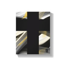 8 x 10" Tendencia Resumen de lienzo de arte Oro bl