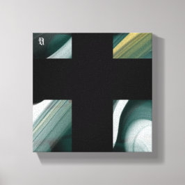 8 x 8" Tendencia Resumen de lienzo de arte verde n