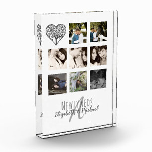 8 x COLLAGE DE FOTOS BODA personalizado de recién