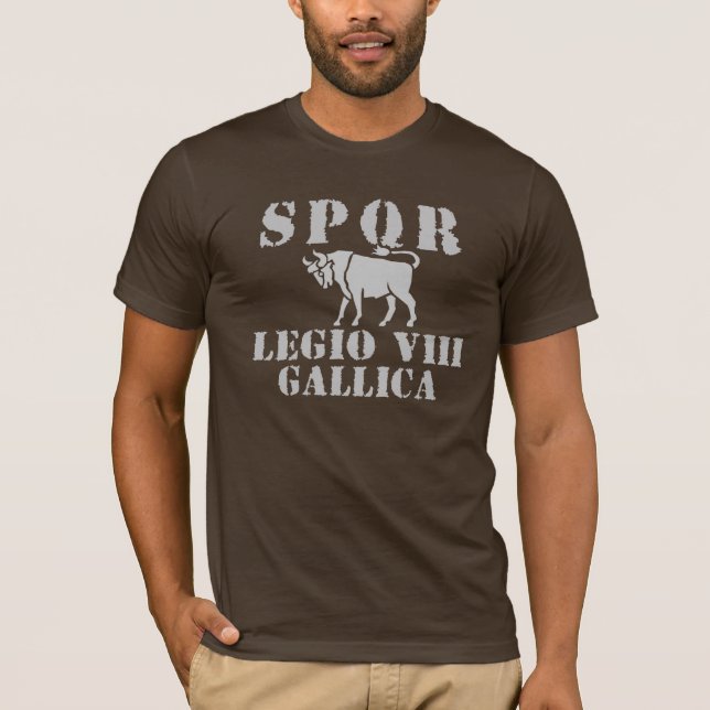 8va Gallica camiseta romana de la legión de 08 (Anverso)