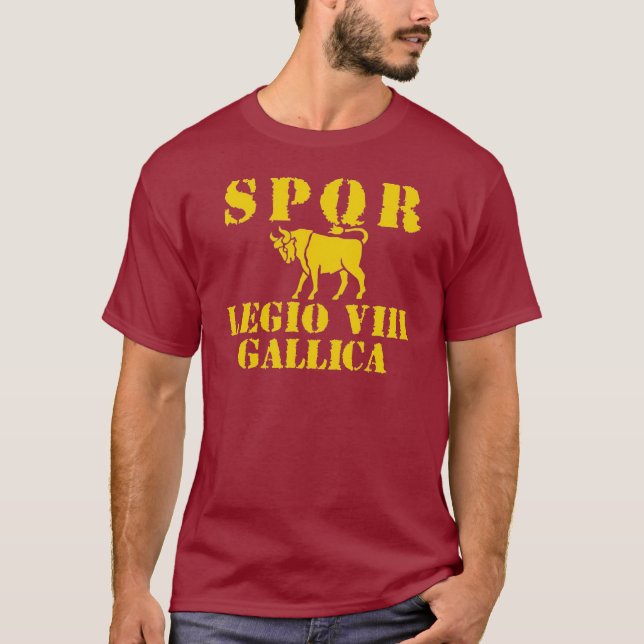 8va Gallica camiseta romana de la legión de 08 (Anverso)