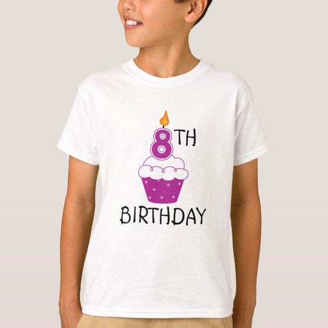 8vo El cumpleaños embroma la camiseta (Anverso)
