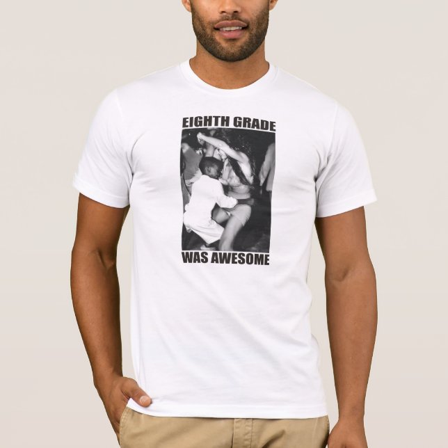 8vo El grado era camiseta impresionante (Anverso)