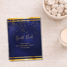 90.ª fiesta de cumpleaños 90 libro de oro azul osc