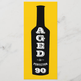 90.ª invitación a fiesta de cumpleaños hecha con p