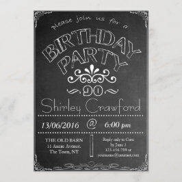 90.ª Invitación a la celebración del cumpleaños de