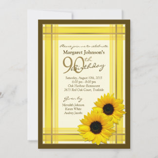 90.ª invitación de cumpleaños | País plantado de g