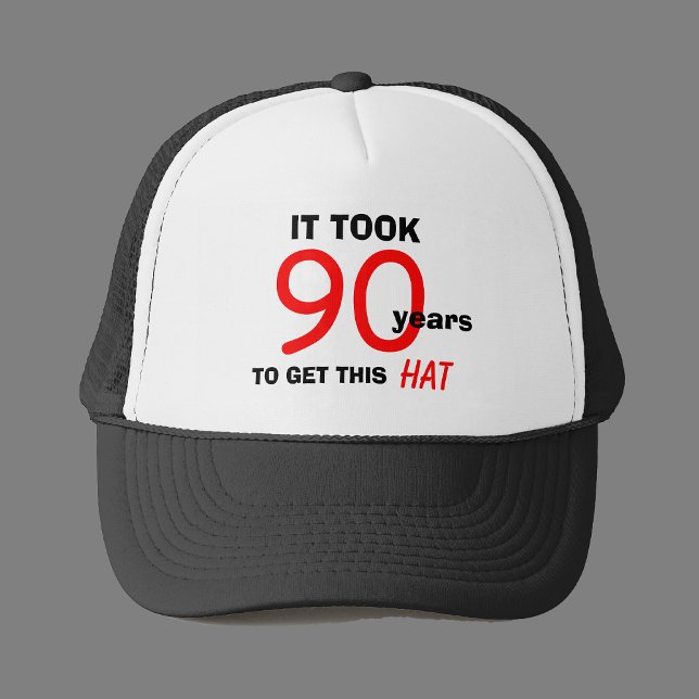 90.º cumpleaños Gag Gifts Gorra para los hombres (Subido por el creador)