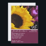 90 invitaciones para fiestas de cumpleaños<br><div class="desc">Esta es una invitación casual,  pero hermosa,  floral para cumpleaños que es perfecta para todas las temporadas.  Simplemente introduzca su información en la plantilla.  ¡Tus invitados pensarán que has pasado un montón!</div>