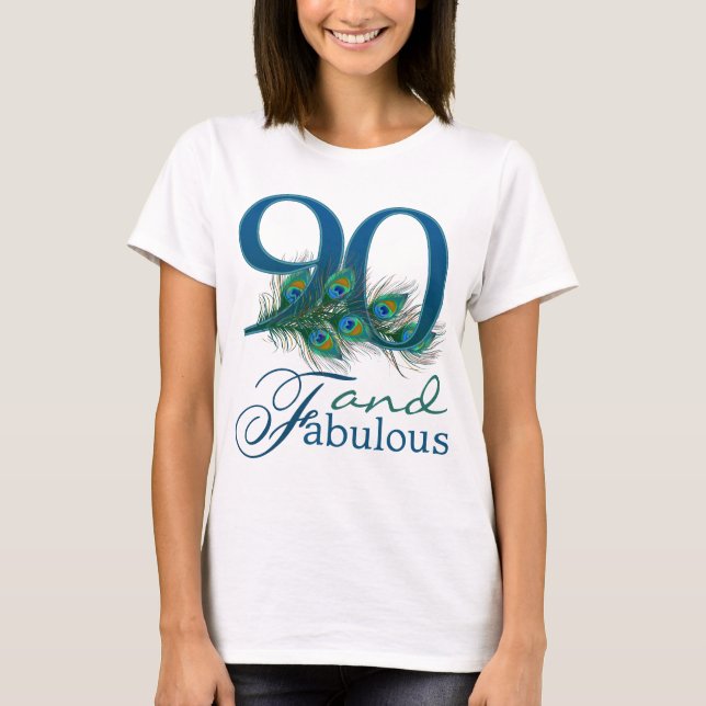 90.o Camisetas del cumpleaños (Anverso)