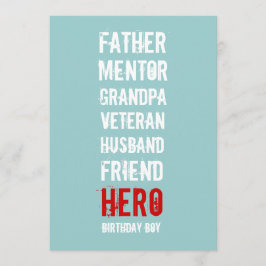 90.o Invitación del héroe de la fiesta de