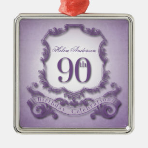 90.o Ornamento personalizado celebración del