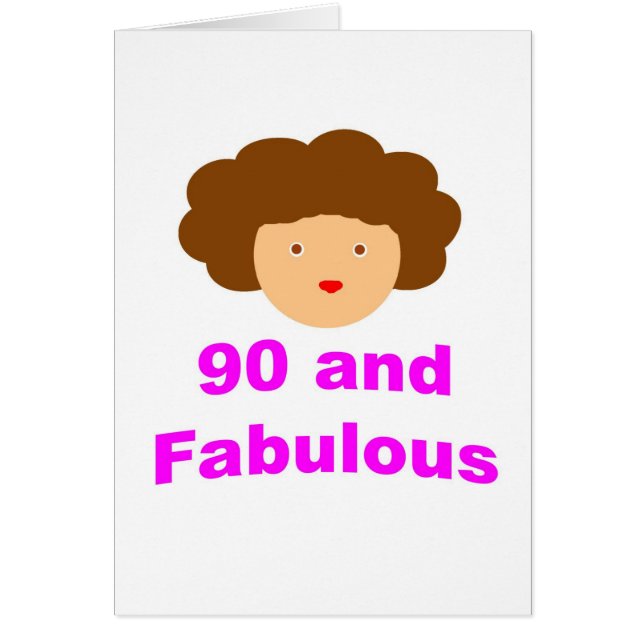 90 y fabuloso (Frente)