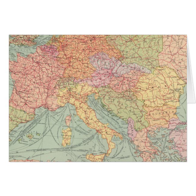 910 Líneas de comunicación, Europa Central (Anverso (Horizontal))
