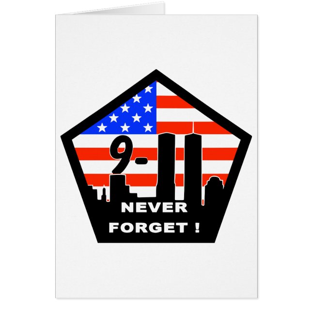 911 nunca olvidar (Frente)
