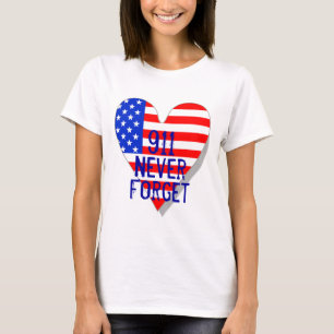 911 nunca olvide la camiseta