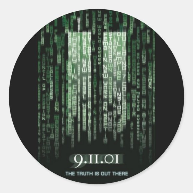 911 Pegatina (Anverso)