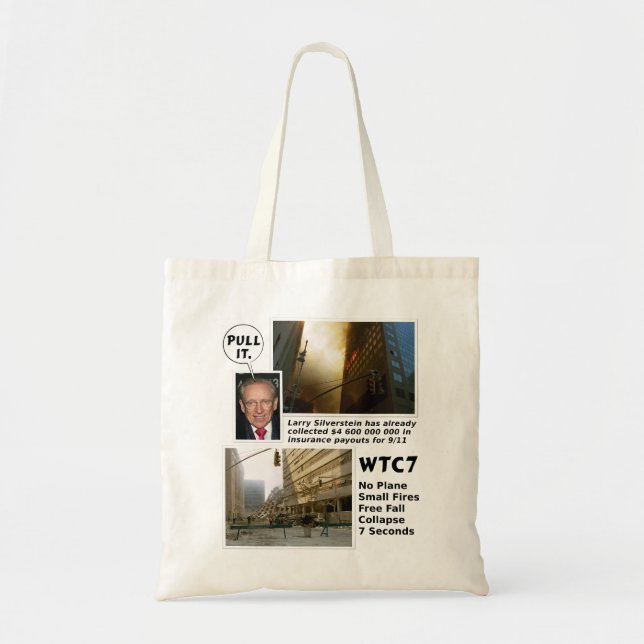 911 Verdad WTC7 bolsa Pull It (Frente)