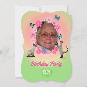 93.ª invitación a la fiesta de cumpleaños